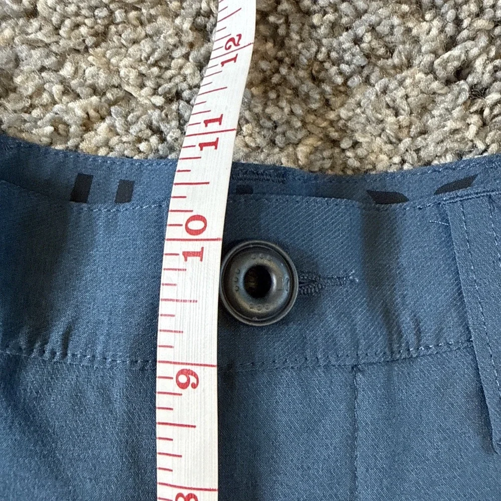 Hurley Men's Shorts Blue Lightweight Chino‎ Beach Casual Inseam 10